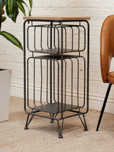 Load image into Gallery viewer, Industrial Metal Table with Hairpin Legs