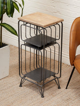 Load image into Gallery viewer, Industrial Metal Table with Hairpin Legs
