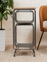 Load image into Gallery viewer, Industrial Metal Table with Hairpin Legs