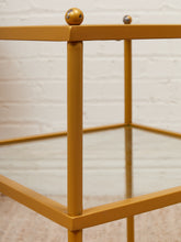 Load image into Gallery viewer, Gold Three Level Side Table