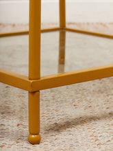 Load image into Gallery viewer, Gold Three Level Side Table