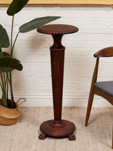 Load image into Gallery viewer, Rare 19th-century Antique Victorian Mahogany Torchère Plant Stand