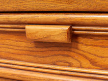 Load image into Gallery viewer, Boho Two Drawer Oak Nightstands