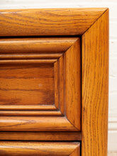 Load image into Gallery viewer, Boho Two Drawer Oak Nightstands