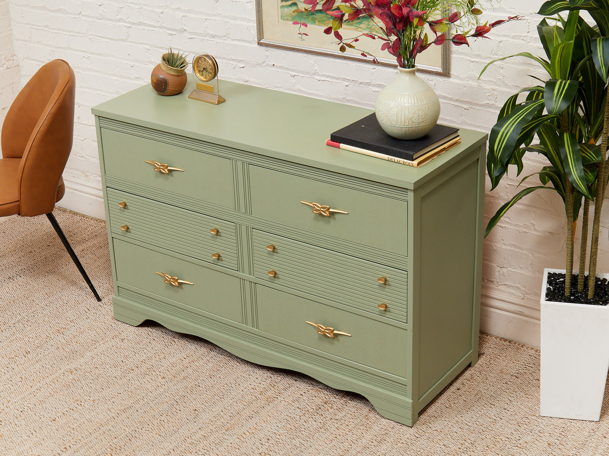 rustic green dresser Vintage Mint Dresser – Sunbeam Vintage