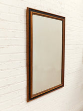 Load image into Gallery viewer, Vintage Framed Black And Gold Mirror