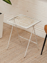 Load image into Gallery viewer, White Vintage Side Table