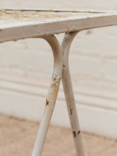 Load image into Gallery viewer, White Vintage Side Table