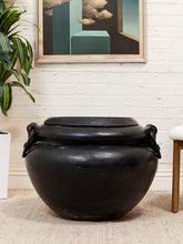 Load image into Gallery viewer, Cauldron Black Sculptural Vessel