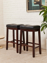 Load image into Gallery viewer, Black Stools Pair
