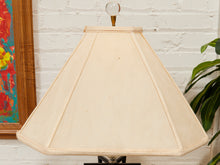 Load image into Gallery viewer, Prism Black Metal Table Lamp with Pagoda Shade