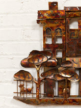 Load image into Gallery viewer, Curtis Jere Era Copper Wall Sculpture Neighborhood