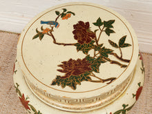 Load image into Gallery viewer, Hand Painted Hand Carved Chinoiserie Lacquered Side Table