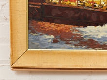 Load image into Gallery viewer, La Lonja at Dusk City Street Scene Painting