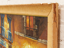Load image into Gallery viewer, La Lonja at Dusk City Street Scene Painting