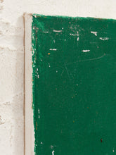 Load image into Gallery viewer, Black Current Minimalist Abstract Painting in Emerald and Lime by Julio De La Concha