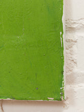 Load image into Gallery viewer, Black Current Minimalist Abstract Painting in Emerald and Lime by Julio De La Concha
