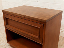 Load image into Gallery viewer, Walnut Formica Top Nightstand