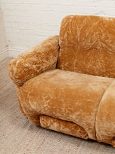 Load image into Gallery viewer, Vintage 70’s Italian Velvet Sofa