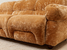 Load image into Gallery viewer, Vintage 70’s Italian Velvet Sofa