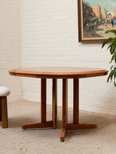 Load image into Gallery viewer, Oak Mid Century Oval Dining Table