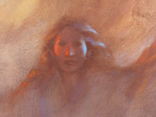 Load image into Gallery viewer, Inner Weather Atmospheric Abstract Painting in Blush Lavender and Cream