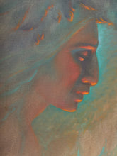 Load image into Gallery viewer, Whisper Profile Ethereal Figurative Portrait Painting