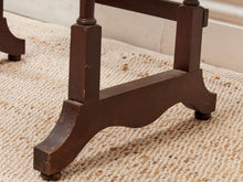 Load image into Gallery viewer, Antique Gothic End Table with Purple Top
