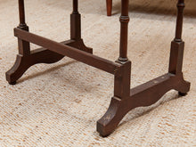 Load image into Gallery viewer, Antique Gothic End Table with Purple Top