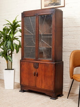 Load image into Gallery viewer, Oak Art Deco Original Antique Bookcases