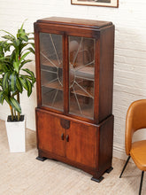 Load image into Gallery viewer, Oak Art Deco Original Antique Bookcases