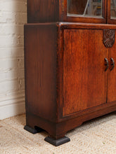 Load image into Gallery viewer, Oak Art Deco Original Antique Bookcases
