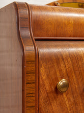 Load image into Gallery viewer, Art Deco Waterfall Highboy Dresser