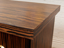 Load image into Gallery viewer, Madagascar 1950s Vintage Single Pedestal Double Drawer Desk