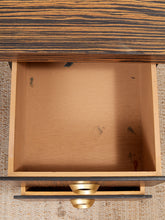 Load image into Gallery viewer, Madagascar 1950s Vintage Single Pedestal Double Drawer Desk