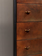 Load image into Gallery viewer, Art Deco Highboy Dresser with Black Body