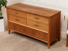 Load image into Gallery viewer, Mid Century 1950’s 6 Drawer Dresser