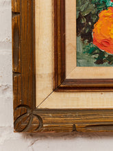 Load image into Gallery viewer, Wildflower Burst Framed Floral Impasto Painting with Bold Color