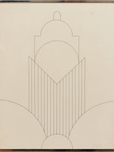 Load image into Gallery viewer, Deco Linework Minimal Architectural Drawing with Art Deco Symmetry