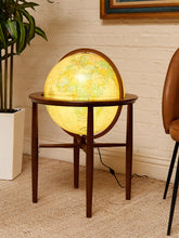 Load image into Gallery viewer, Vintage Illuminated Globe