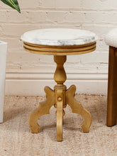 Load image into Gallery viewer, Marble Side Table Stool
