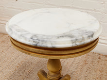 Load image into Gallery viewer, Marble Side Table Stool