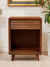 Load image into Gallery viewer, Louvered Drawer Nightstands