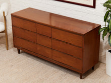 Load image into Gallery viewer, Nine Drawer Mid Century Dresser
