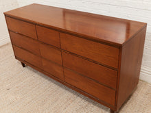 Load image into Gallery viewer, Nine Drawer Mid Century Dresser