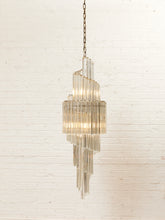 Load image into Gallery viewer, Spiral Art Deco Style Chandelier