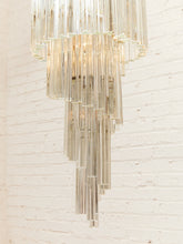 Load image into Gallery viewer, Spiral Art Deco Style Chandelier