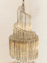 Load image into Gallery viewer, Spiral Art Deco Style Chandelier
