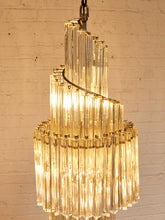 Load image into Gallery viewer, Spiral Art Deco Style Chandelier