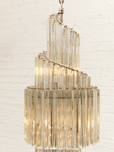 Load image into Gallery viewer, Spiral Art Deco Style Chandelier